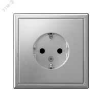 ARTGALLERY розетка с заземлением со шторками, 16А, механизм, алюминий Systeme Electric GAL000345 SE (Потенциал)