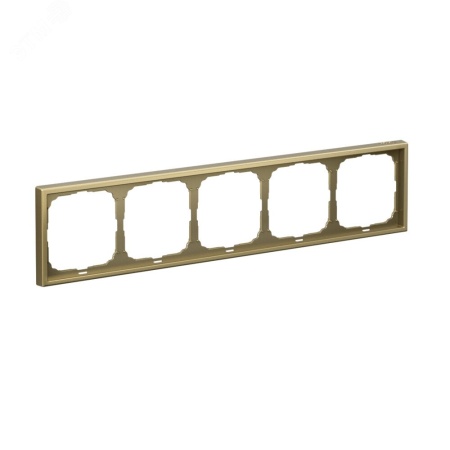 GAL001605 ARTGALLERY рамка 5-постовая, золото Systeme Electric 