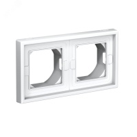 ARTGALLERY рамка 2-постовая IP44,  белый Systeme Electric GAL440102