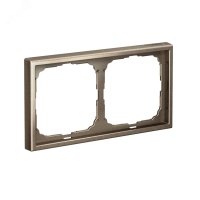 ARTGALLERY рамка 2-постовая, универсальная, мокко Systeme Electric GAL000602
