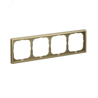 ARTGALLERY рамка 4-постовая, золото Systeme Electric GAL001604