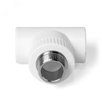 Тройник комбинированный НР Белый 32-1/2 PRO AQUA PA25015
