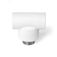 Тройник комбинированный НР Белый 32-1/2 PRO AQUA PA25015