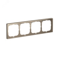 ARTGALLERY рамка 4-постовая, универсальная, шампань Systeme Electric GAL000504