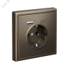 ARTGALLERY розетка 16А с 2 USB A+C, 5В/2.4А/3.0А. 2х5В/1.5А. механизм, мокко Systeme Electric GAL000632