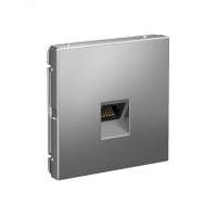 ARTGALLERY розетка компьютерная RJ45, кат. 6A, механизм, сталь Systeme Electric GAL000986