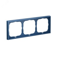 ARTGALLERY рамка 3-постовая, универсальная, аквамарин Systeme Electric GAL001103