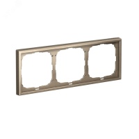 ARTGALLERY рамка 3-постовая, универсальная, шампань Systeme Electric GAL000503
