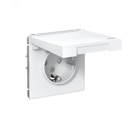 GAL440146 ARTGALLERY розетка с заземл. со шт. с крышк, 16А, IP44, механизм, белый Systeme Electric 