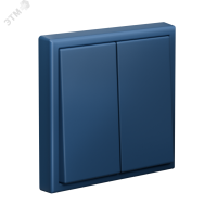 ARTGALLERY 2-клавишный выключатель, сх.5, 10АХ, механизм, аквамарин Systeme Electric GAL001151 SE (Потенциал)