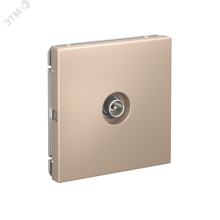 ARTGALLERY TV ТВ розетка проходная 4DB, механизм, песочный Systeme Electric GAL001292