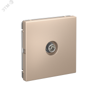 ARTGALLERY TV ТВ розетка проходная 4DB, механизм, песочный Systeme Electric GAL001292
