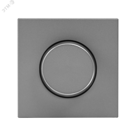 ARTGALLERY светорегулятор (диммер) повор-нажим, LED, RC, 400Вт, механизм, алюминий Systeme Electric GAL000323