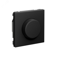 ARTGALLERY светорегулятор (диммер) повор-нажим, LED, RC, 400Вт, механизм, карбон Systeme Electric GAL001023