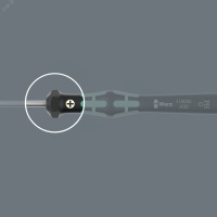 Отвертка крестовая 2050 PH Micro для прецизионных работ PH 00 x 60 мм Wera WE-118020