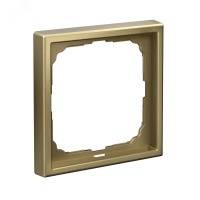 ARTGALLERY рамка 1-постовая, золото Systeme Electric GAL001601
