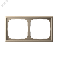 ARTGALLERY рамка 2-постовая, универсальная, шампань Systeme Electric GAL000502
