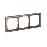 ARTGALLERY рамка 3-постовая, универсальная, мокко Systeme Electric GAL000603