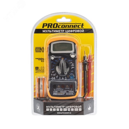 13-3022 Мультиметр портативный MAS838L DT858L ProConnect 