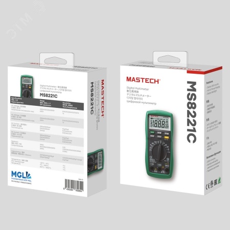 Мультиметр универсальный MS8221С MASTECH 13-2056