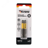 Бита для шуруповерта Torx T25х50 мм (упак. - 2 шт.) Kranz KR-92-0428-1 REXANT