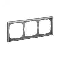 ARTGALLERY рамка 3-постовая, универсальная, сталь Systeme Electric GAL000903