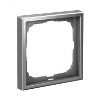 ARTGALLERY рамка 1-постовая, сталь Systeme Electric GAL000901