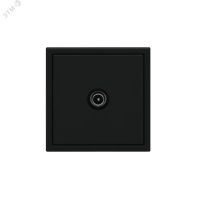 ARTGALLERY TV ТВ розетка оконечная 1DB, механизм, карбон Systeme Electric GAL001091