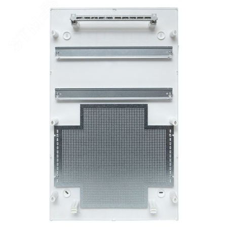 ux-2x18+1m-nw Щит комбинированный Unix белая дверь (2х18 (36) модулей + 1 монтажная плата) 4 габарит 651х396х112 IP40 EKF uх-2х18+1m-nw