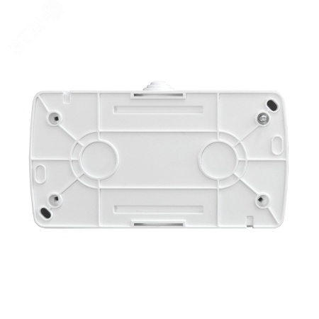 К2232 Клио Розетка двухпостовая с/з с прозрачной крышкой IP54 белый UNIVersal 