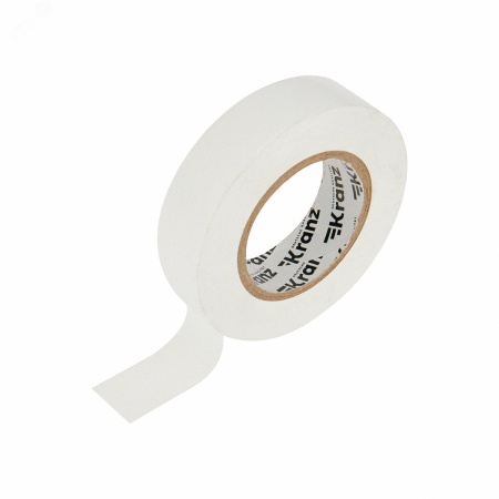 Изолента ПВХ KRANZ 0.13х19 мм, 25 м, белая 5шт Kranz KR-09-2201