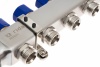 Коллекторная группа SSM-8RF set 8 контуров 1' x 3/4' с расходомерами и кронштейнами Ридан 088U0958R