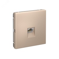 ARTGALLERY розетка компьютерная RJ45, кат. 6A, механизм, песочный Systeme Electric GAL001286