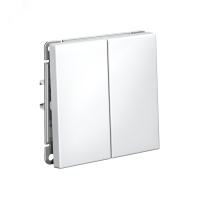 ARTGALLERY 2-клавишный переключатель, сх.6/2, 10АХ, механизм, лотос Systeme Electric GAL001365