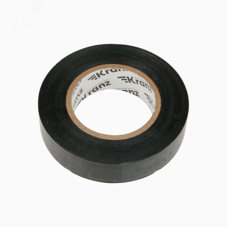 Изолента ПВХ KRANZ 0.13х19 мм, 25 м, черная 5шт Kranz KR-09-2206