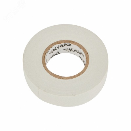 Изолента ПВХ KRANZ профессиональная, 0.18х19 мм, 20 м, белая 10шт Kranz KR-09-2801