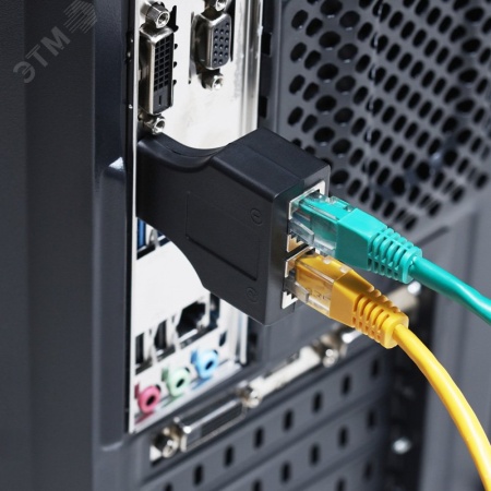 17-6916 HDMI удлинитель по витой паре RJ-45, 8P-8C, 2 шт.,, REXANT 