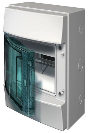 1SL1200A00 Щит распределительный навесной ЩРн-п-4 пластиковый Mistral65 серая прозрачная дверь без клемм IP65 (65P04X12) ABB 