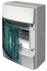 1SL1200A00 Щит распределительный навесной ЩРн-п-4 пластиковый Mistral65 серая прозрачная дверь без клемм IP65 (65P04X12) ABB 