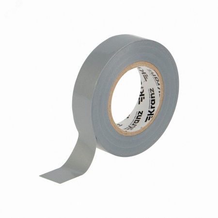 Изолента ПВХ KRANZ 0.13х19 мм, 25 м, серая 5шт Kranz KR-09-2208