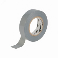 Изолента ПВХ KRANZ 0.13х19 мм, 25 м, серая 5шт Kranz KR-09-2208