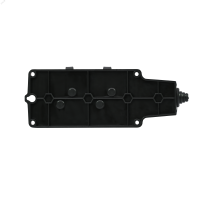 Колодка 2х розетка 2К+З каучуковая 16А/250В IP44 Чёрная MultiSet Systeme Electric MST4102BK