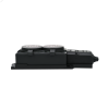 MST4102BK Колодка 2х розетка 2К+З каучуковая 16А/250В IP44 Чёрная MultiSet Systeme Electric 