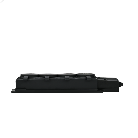 MST4104BK Колодка 4х розетка 2К+З каучуковая 16А/250В IP44 Чёрная MultiSet Systeme Electric 