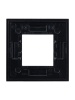 N2271 CC Zenit Рамка 1 пост 2 модуля стекло кофейное ABB  2CLA227100N3701