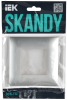 SKANDY Рамка 1-местная SK-F01S серебряный IEK SK-M12-K23