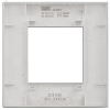 SKANDY Рамка 1-местная SK-F01S серебряный IEK SK-M12-K23