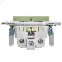 SKANDY Розетка с заземлением без защитных шторок 16А SK-R05G мятный IEK SK-R11-16-K06