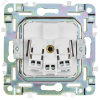 SK-R11-16-K48 SKANDY Розетка с заземлением без защитных шторок 16А SK-R05T титан IEK 