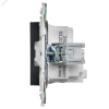 SK-R11-16-K48 SKANDY Розетка с заземлением без защитных шторок 16А SK-R05T титан IEK 